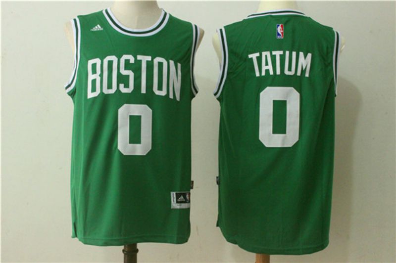 Men Boston Celtics #0 Jayson Tatum Green NBA Jerseys